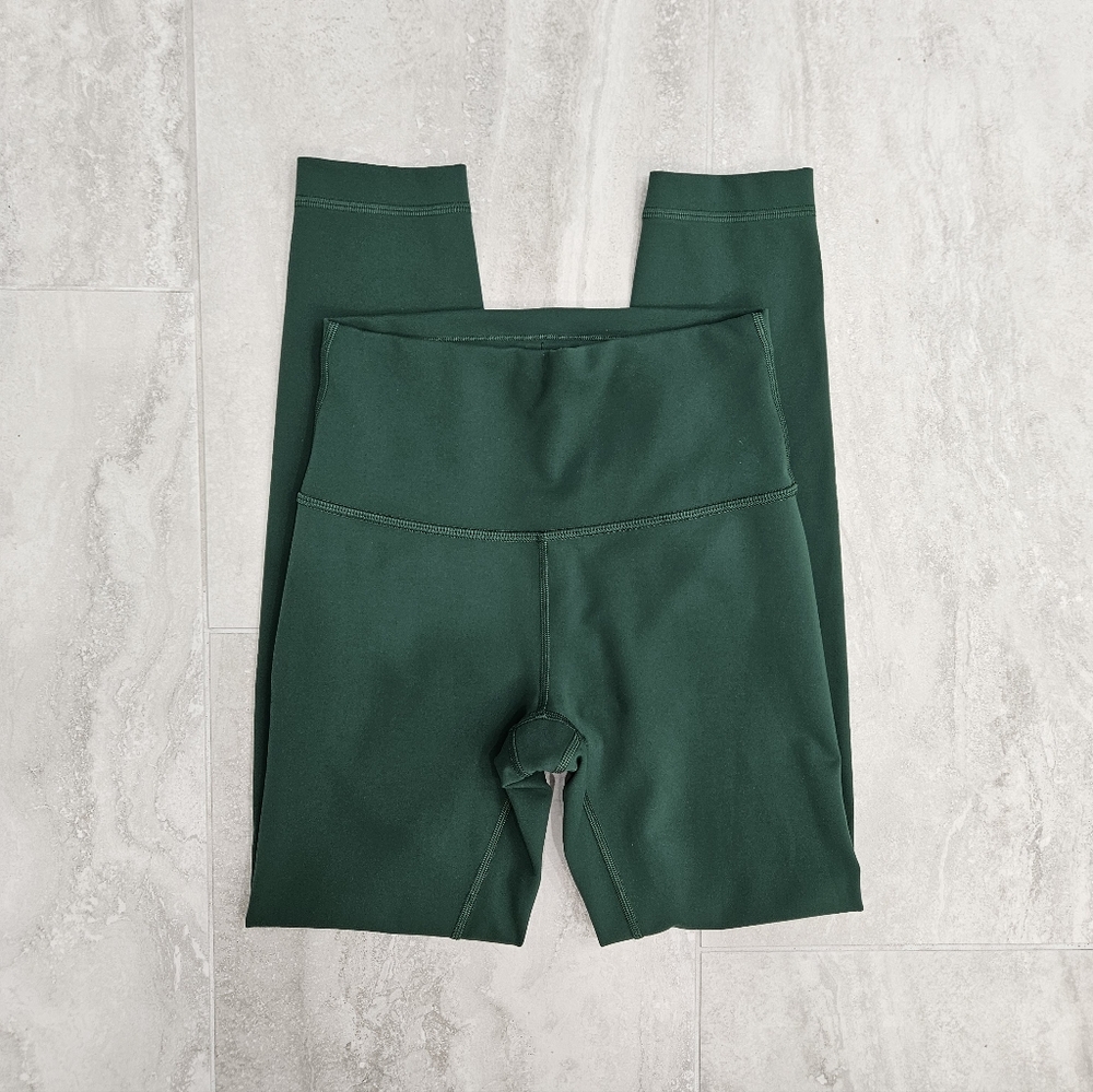 Lululemon Wunder Train Leggings Everglade Green 25" Size 4